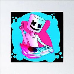 marshmello art Poster