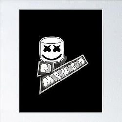 Dj Marshmello Special Edited Logo Poster