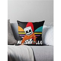 Music - Marshmello Throw Pillow