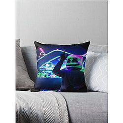 Marshmello Throw Pillow