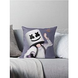 Marshmello    Design Throw Pillow