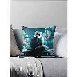 Marshmello Cadillac Throw Pillow