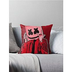 Music - Marshmello Throw Pillow