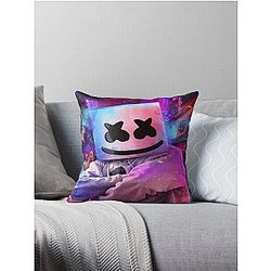 Music - Marshmello Throw Pillow