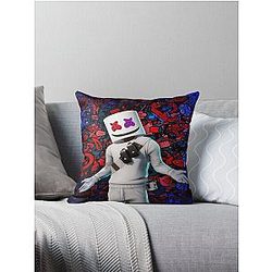 Music - Marshmello Throw Pillow