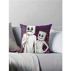 Music - Marshmello Throw Pillow