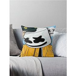 Music - Marshmello Throw Pillow