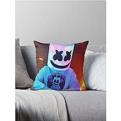 Music - Marshmello Throw Pillow