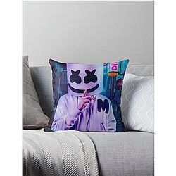 Music - Marshmello Throw Pillow