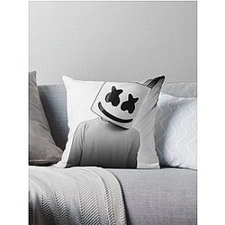 Music - Marshmello Throw Pillow