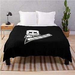 Dj Marshmello Special Edited Logo Throw Blanket