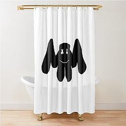 Art Marshmello    Shower Curtain