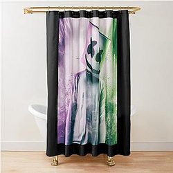 Music - Marshmello Shower Curtain