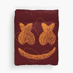 Marshmello  paint art Duvet Cover