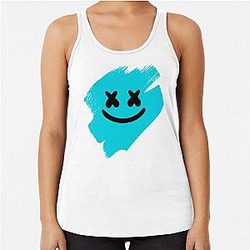 Marshmello Racerback Tank Top