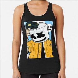 Music - Marshmello Racerback Tank Top