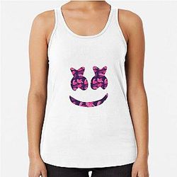 Marshmello  Racerback Tank Top