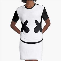 Design Marshmello    Graphic T-Shirt Dress