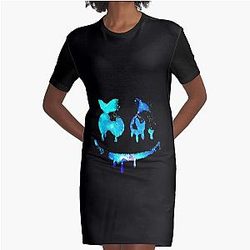 Dj Marshmello Special Edited Logo 2 Graphic T-Shirt Dress