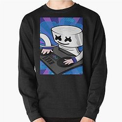 Marshmello  paint art Pullover Sweatshirt