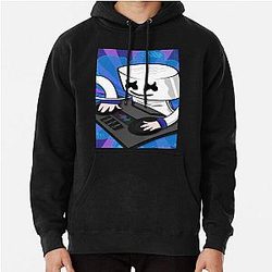 Marshmello  paint art Pullover Hoodie
