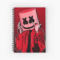 Music - Marshmello Spiral Notebook