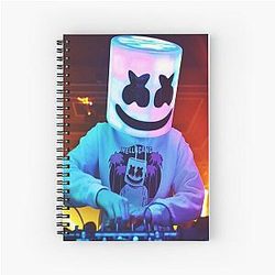 Music - Marshmello Spiral Notebook