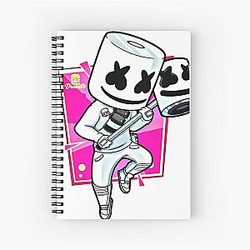 Music - Marshmello Spiral Notebook