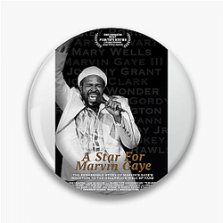 Marvin Gaye was inducted into the Rock and Roll Hall of Fame Marvin Gaye Pins