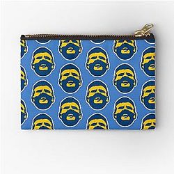 Marvin Vettori Blue Zipper Pouch