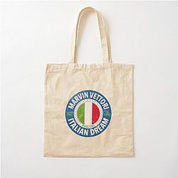 Marvin Vettori Italy Distressed Style Cotton Tote Bag