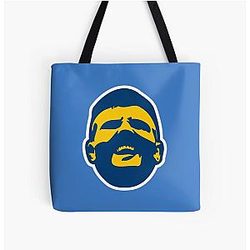 Marvin Vettori All Over Print Yellow Tote Bag