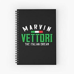 Marvin Vettori Italian Dream Spiral Notebook