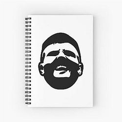 Marvin Vettori Black Spiral Notebook