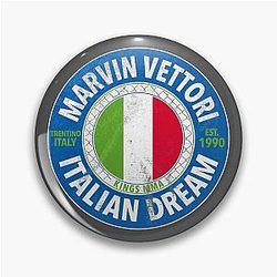 Marvin Vettori Italy Distressed Style Pin