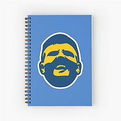 Marvin Vettori Blue Spiral Notebook