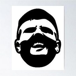 Marvin Vettori White Poster