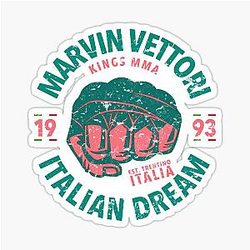 Marvin Vettori - The Italian Dream Distressed Style Sticker