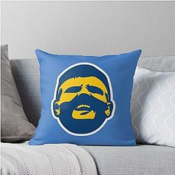 Marvin Vettori Blue Throw Pillow