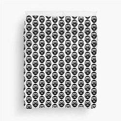Marvin Vettori Black Duvet Cover