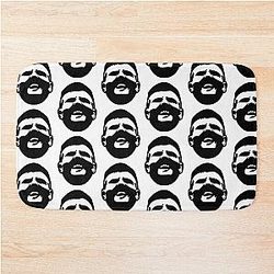 Marvin Vettori Black Bath Mat