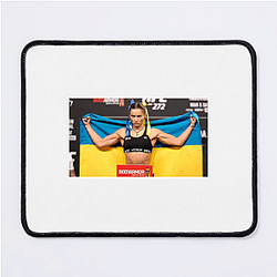 Ukrainian Warrior Maryna Moroz Mouse Pads