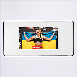Ukrainian Warrior Maryna Moroz Mouse Pads