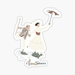 Mary Poppins T.S. Lyrics Sticker