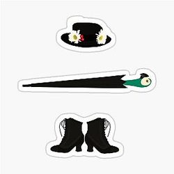 Mary Poppins Sticker