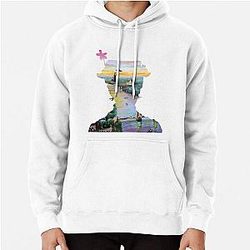 Mary Poppins Flying Above London Pullover Hoodie