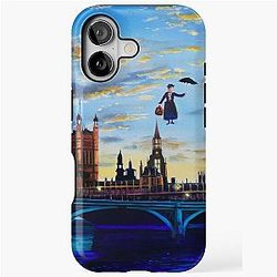 Mary Poppins Returns to London iPhone Case