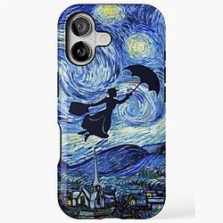 Mary Poppins Starry Night iPhone Case