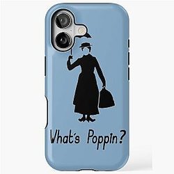 What's Poppin Mary Poppins iPhone Tough Case