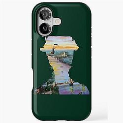 Mary Poppins flying above London iPhone Case